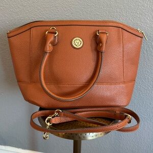Anne Klein Brown Shoulder/Crossbody Bag
